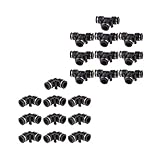 B Baosity チューブ　エア継手　外径12mm　空気圧コネクタ　20個入　お買い得　