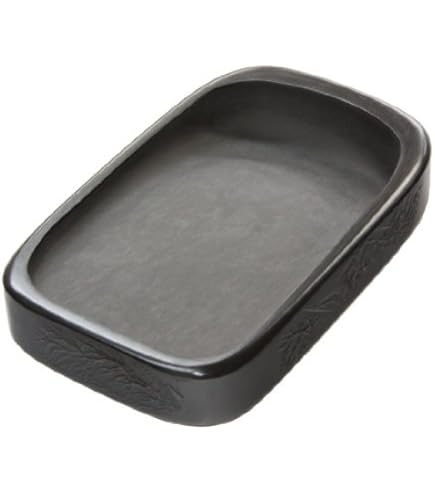 Amazon | 硯石 端渓硯 宋坑 雲龍刻入天然型 7吋 （178×127×21mm） | 硯