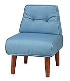 koeki 1人掛けソファ ココア (幅52cm/布) ライトブルー KOKOA-SF1(LBL)