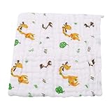 HKUN ガーゼ 綿100％ ベビービブ ガーゼタオル 赤ちゃん用 ハンカチ 24*19cm