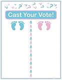 Gender Reveal投票ボードのベビーシャワー。Cast Your Ballot 。Is It a BoyまたはA Girl ?この愛らしいポスターis a greatアクティビティandゲーム