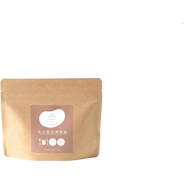 Amazon | 私の完全美容食 黒糖プレーン味 大容量パック(750g)[国産素材