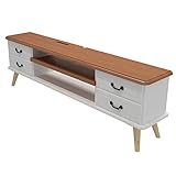 テレビ台 テレビラック テレビボード ローボード ベッドルーム、リビングルームのテレビキャビネットテレビリビングルームや寝室に美しい家具スタンド (色 : 褐色, サイズ : 160x24x48cm)