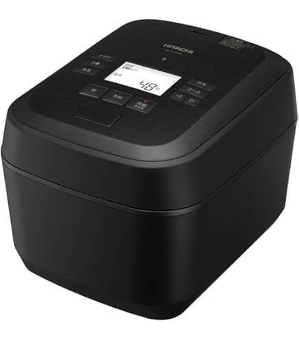 Amazon | 日立 炊飯器 5.5合 圧力&スチームIH 蒸気カット RZ-W100GM K