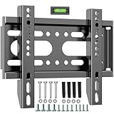 ASMXQY テレビ壁掛け金具 薄型 14-42インチLCD LED 液晶モニター用対応 固定式 小型 耐荷重25kg 汎用TV壁掛けかべかけ金具 VESA 50x50 100x100 200x100 200x200mm