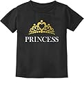 プリンセスクラウンギフトの娘 – Little Girl幼児/幼児キッズTシャツ カラー: ブラック