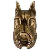 Schnauzer Dog Knocker – ブロンズ
