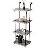 LOWYA （ロウヤ） ラック 収納 コンクリート調 スチール脚 インダストリアル 幅50cm ディスプレイラック おしゃれ 新生活