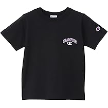 Amazon | [チャンピオン] Tシャツ キッズ 半袖 丸首 綿100