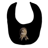 Silly Souls Baby Bib, Black/Gold, 0-2 Years by Silly Souls