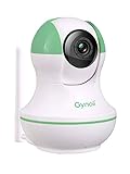 Gynoii Pan-Tilt 旋轉 ビデオHD赤外線ナイトビジョンと双方向オーディオ付きベビーモニターは、iPhoneやAndroidスマートフォン対応し、タイムラプス動画にして楽しむことができます