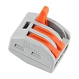 LOUFIMIDON コンパクトワイヤコネクタ ターミナルブロックコネクター PCT-215ターミナルブロックコネク （3ポート・50個） 