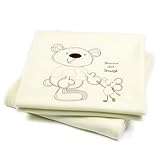 Bed-e-Byes Bramble and Smudge Cot/ Cotbed Fleece Blanket by Bed-e-Byes