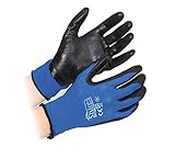 Shires All Purpose Yard Gloves Royal Blue/Black - Medium [並行輸入品]