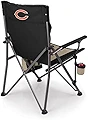 PICNIC TIME NFL シカゴ・ベアーズ Big Bear XXL キャンプチェア クーラー付き 高耐久 ビーチチェア 耐荷重500ポンド キャンプチェア キャリーバッグ付き (ブラック)