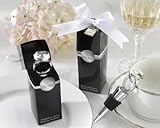 With This Ring Chrome Diamond-Ring Bottle Stopper - Baby Shower Gifts & Wedding Favors (Set of 48) b