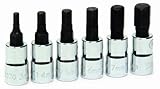 Williams 30904 6-Piece 1/4-Inch Drive Metric Hex Bit Socket Set by Snap-on Industrial Brand JH Willi