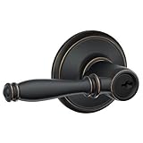 Schlage f51abir716wkf f51 a Birmingham 716 WKFウェイクフィールドDeco Roseエントリドアロック、Aged Bronze