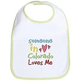 CafePress Someone in Colorado Loves Me Bib - Standard Kiwi by CafePress