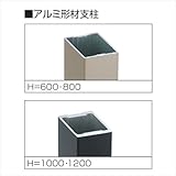 三協アルミ　ユメッシュHR型　フリー支柱タイプ　　アルミ形材支柱　2010　【スチールフェンス　柵】 　ブラック