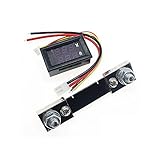 Refaxi 電圧表示DCメーター3デジタルミニ電圧計LED 0-30Vパネルテスター
