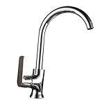 Baoblaze 洗面所　キッチン　蛇口　セラミックバルブ　高品質　クリーニング簡単　0.05〜1.2MPa　全４色 - クロム