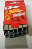 ULTRA STEEL Ultra Tough T50 Staples - 1,500 Assorted Sizes [並行輸入品]