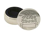 Stephan Baby Keepsake Silver Plated First Tooth Box by Stephan Baby
