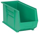 Quantum qus265プラスチックストレージStacking Ultra Bin 18-Inch by 8-Inch by 9-Inch グリーン QUS265GN