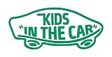 【全16色】人気!キッズ イン カー ステッカー!Kids in car Sticker /車用/シール/ Vinyl/Decal /バイナル/デカール/ステッカー/KIC-1 (緑) [並行輸入品]