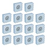 uxcell ゴム足 フロアプロテクター 挿入物金属 アンチスクラッチ 家具 床 保護装置 30×30mm 14個入り