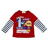 [バンダイ] 長袖Tシャツ ベビー 男の子 アンパンマン レッド 100
