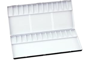 ホルベイン アルミ製水彩パレット No.80 26仕切 210143