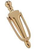 The Hillman Group 852394 6-1/2 Door Knocker - Solid Brass - Bright Brass Finish 1-Pack by The Hillma