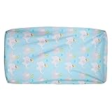 Lovoski 保育園　ベビーベッド用　寝具カバー　シーツ　マットレス　布団カバー　敷布団カバー　柔らかい　全5パタン - ブルーエレファント