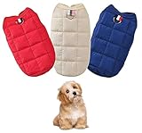 犬 冬服 背中開き 防寒 犬 ダウンベスト 犬 服 ダウンジャケット 小型犬 冬服 ペット服犬tシャツ秋冬服 犬服 秋冬 猫服 ふわふわ もこもこ 暖かい 家着 抜け毛対策 お出かけ(ベージュ XL)