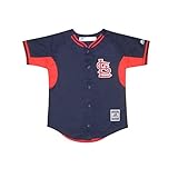ユースSt。Louis Cardinals Molina # 4 Athletic Dri - Fit Baseball Jersey S(8)