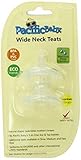 Pacific Baby Wide Neck Teats Medium Flow 2-Count [並行輸入品]