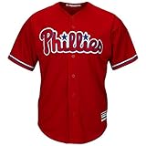 Philadelphia Phillies Youth Cool Base代替チームジャージーレッド レッド