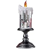 Lighted Christmas Snowman Candle Decoration, Snowman by Collections ETC