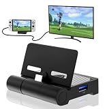 Nintendo Switch HDMIドック - 折りたたみ式ポータブルTV出力ステーション USB 3.0搭載・USB-C充電対応 - Switch/Switch OLED専用（Switch 2非対応）旅行・外出に最適
