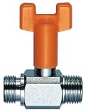 三栄水栓 【バルブ ワンタッチ着脱】 首長ボールバルブ 呼び20 V619-20