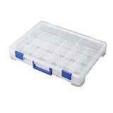 Astage(アステージ) パーツストッカー クリア 付属仕切板15枚付き W約49×D約36.5×H約7.8cm PS500