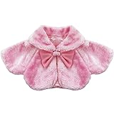 (フィーショー)FEESHOW 女の子ボレロカーディガン ベビーコート アウターウエア ファー 裏起毛 厚手 防寒対策 高品質 子供服キッズ 清楚カワイイ 長袖 ベビー キッズ トップス 春秋物 入園