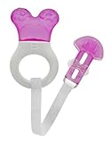 MAM Mini Teething Cooler and Clip, Pink, 2 Plus Months by MAM [並行輸入品]
