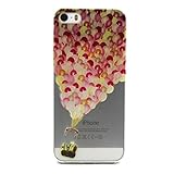 UNEXTATI iPhone SE ケース 高級 TPU ハードカバー 超薄型ケース カバー 衝撃吸収 全面保護 脱着簡単 クリア 透明 Apple iPhoneSEカバー Cover (P5 マル