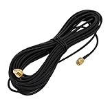 uxcell SMAケーブル SMAオスーメスアダプターコネクタ RG174ケーブル 9M長さ