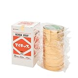 ニチバン ポリエステルテープ マイラップ 18mm×30m 10巻 6029-1810P 金