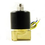 ANA DC12V DN10 ブラス電磁弁 直動式 圧縮空気 水 水空気 3/8 インチ