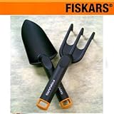FISKARS[フィスカース]プランタースコップとクマデのセット[軽量で耐久性抜群！]